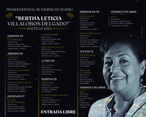 «CON O SIN COLITA» – 1º Festival Municipal de Teatro ‘Bertha Leticia Villalobos Delgado’ Saltillo 2022