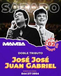 Doble Tributo: José José Juan Gabriel