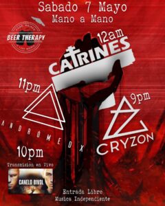 CATRINES / ANDROMEDX / CRYZON en Beer Therapy Saltillo