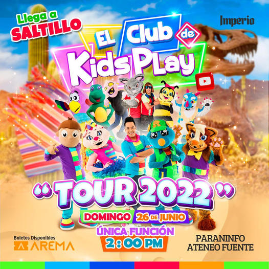 El Club de Kids Play en Saltillo