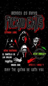 “MAY THE GOTHS BE WITH YOU” FIEND CATS / El Martillo De Las Brujas / Fogatos / Haven Box