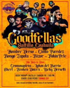 GOODFELLAS Tour Norte Hombre VersoCimio ParedezBongo ZapataBizorFukin Pele