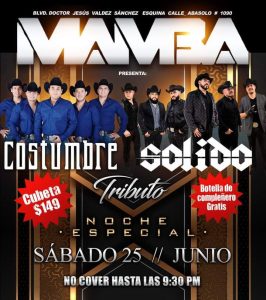 Tributo a Costumbre y Solido en Mamba Vivo Bar