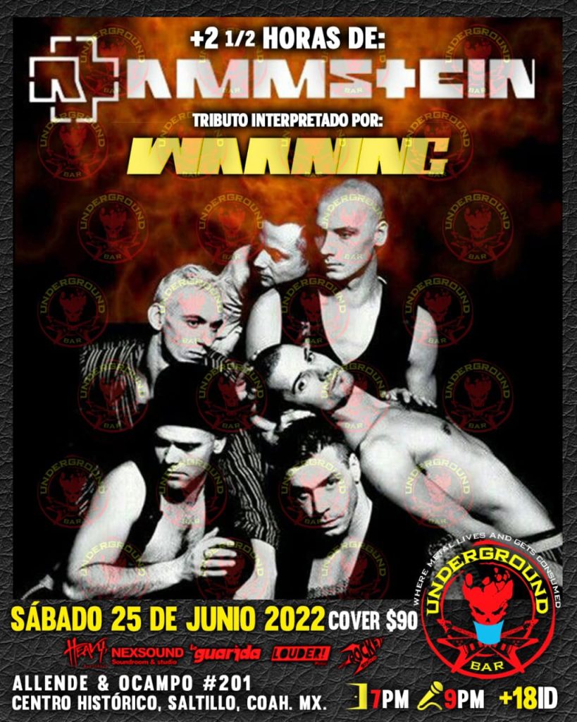 Tributo a Rammstein en Underground Bar