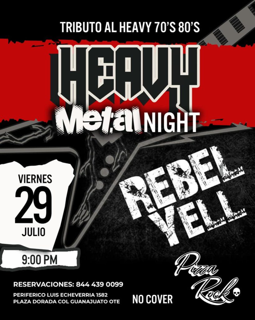 REBEL YELL en Pizza Rock