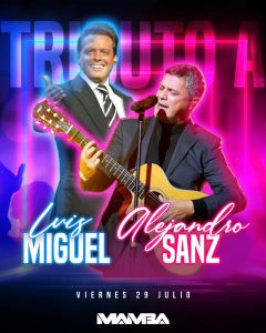 Tributo a Luis Miguel y Alejandro Sanz en Mamba Vivo Bar