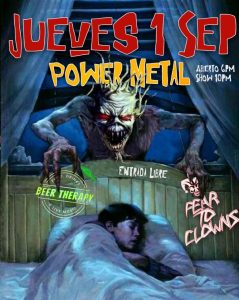 POWER METAL by FEAR TO CLOWNS en Beer Therapy