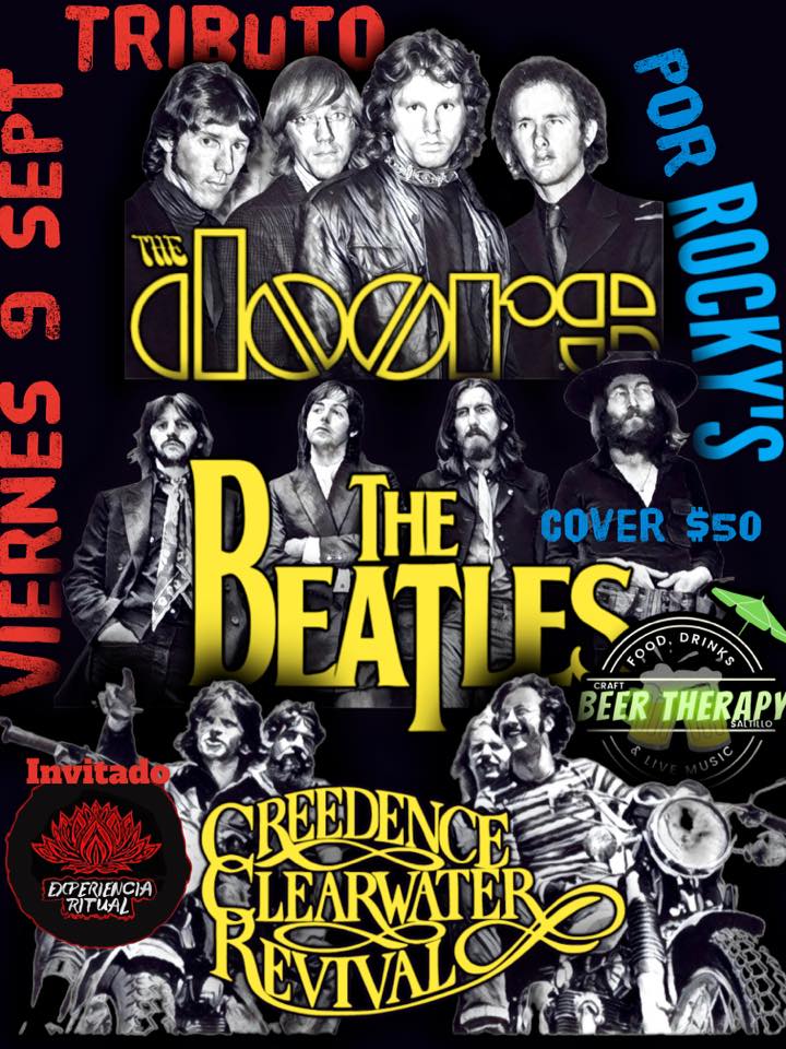 Doors Ritual The Doors / The Beetles / Creedence / Tributo por Rockys / Inv ...