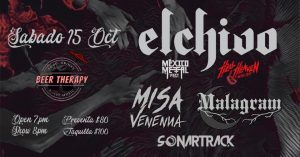 ELCHIVO / MISA VENENNA / MALAGRAM / SONARTRACK en Beer Therapy