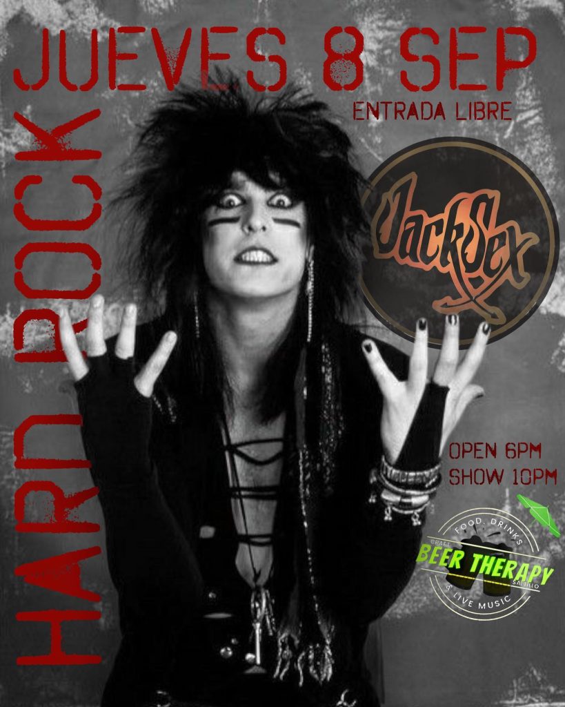HARD ROCK con Jacksex en Beer Therapy