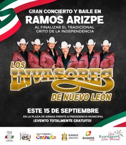 Los Invasores de Nuevo León en concierto