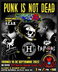 Punk is not Dead en Underground Bar
