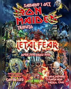Tributo a Iron Maiden en Beer Therapy