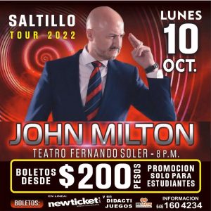 John Milton en Saltillo