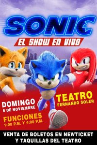 Sonic y sus amigos en Saltillo