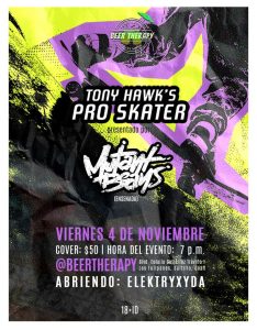 TONY HAWKS PRO SKATER Tributo por MUTANT BEANS / Invitado Elektryxyda