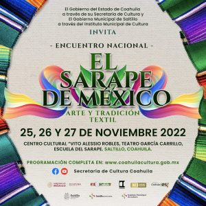 Encuentro Nacional «El Sarape de México, Arte y Tradición Textil»