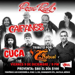 LA CUCA y CAIFANES el tributo en Pizza Rock