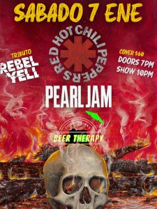 RED HOT CHILI PEPPERS & PEARL JAM Tributo by Rebel Yell en Beer Therapy