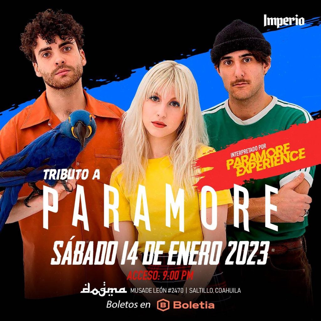 Tributo a Paramore en Dogma
