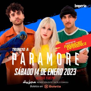 Tributo a Paramore en Dogma