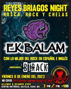 Ek Balam en Underground Bar