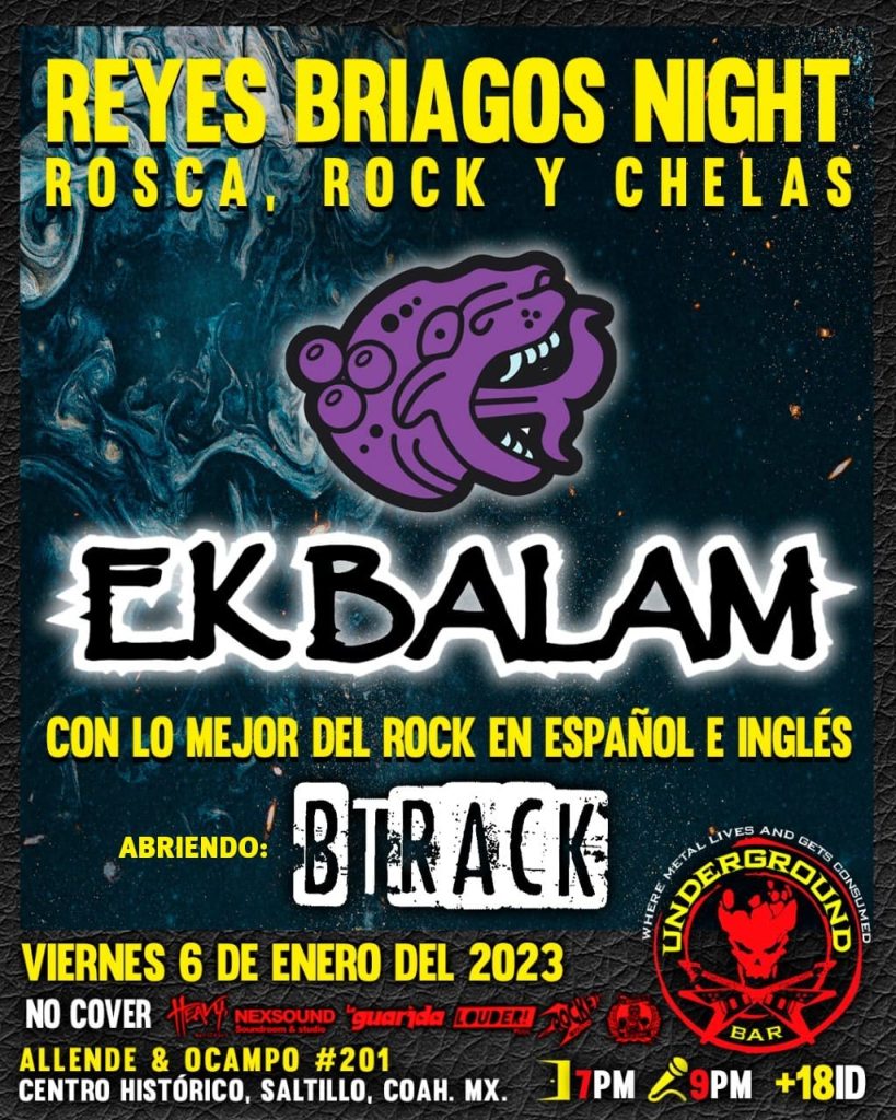 Ek Balam en Underground Bar