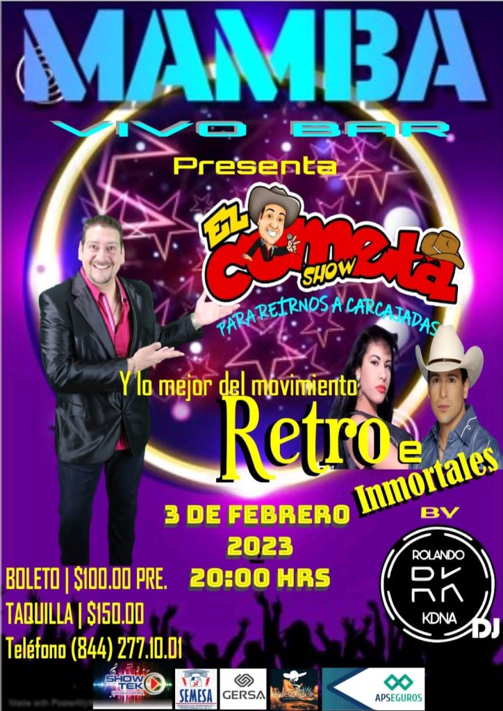 El Cometa Show en Mamba Vivo Bar