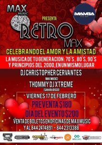 Retro Max en Mamba Vivo Bar