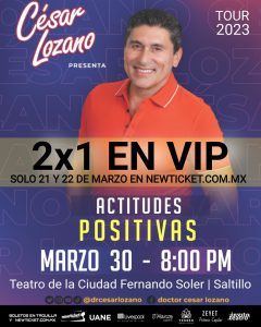 Cesar Lozano en Saltillo
