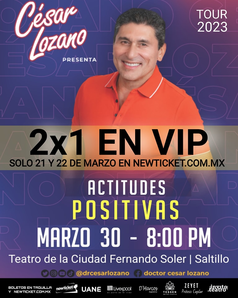 Cesar Lozano en Saltillo