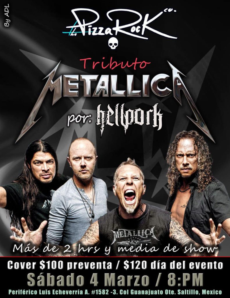 METALLICA by HELLPORK en Pizza Rock