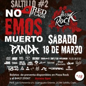 NO EMOS MUERTO en Pizza Rock