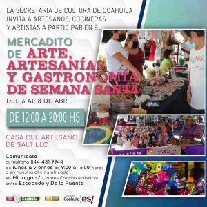 Mercadito de Arte, Artesanías y Gastronomía de Semana Santa