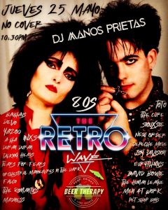 80s RETRO WAVE DJ SET By Manos Prietas en Beer Therapy