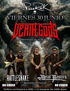 Death Gods presentando su álbum debút en Pizza Rock