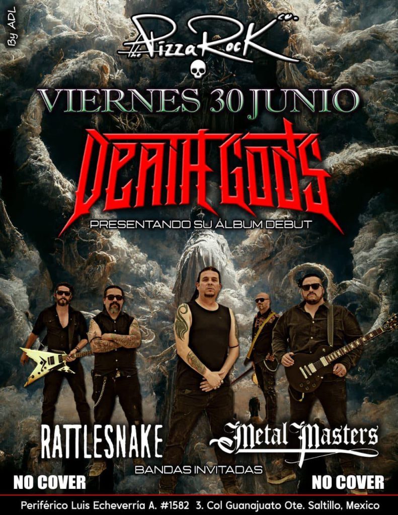 Death Gods presentando su álbum debút en Pizza Rock