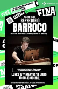 FINA Saltillo #446: Master Class ‘Repertorio Barroco’
