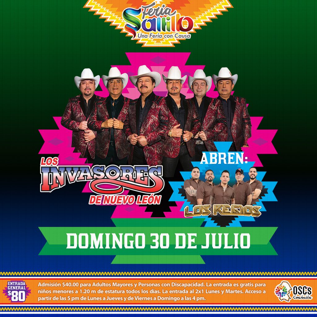 Feria Saltillo 2023: Los Invasores de Nuevo León