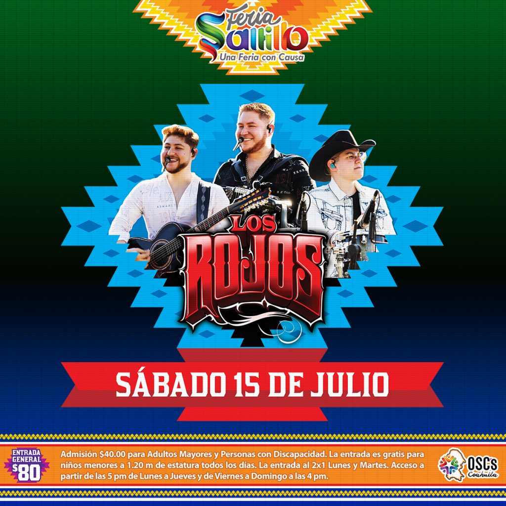 Feria Saltillo 2023: Los Rojos