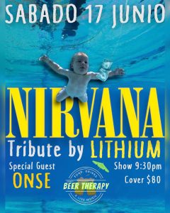NIRVANA Tribute by Lithium en Beer Therapy