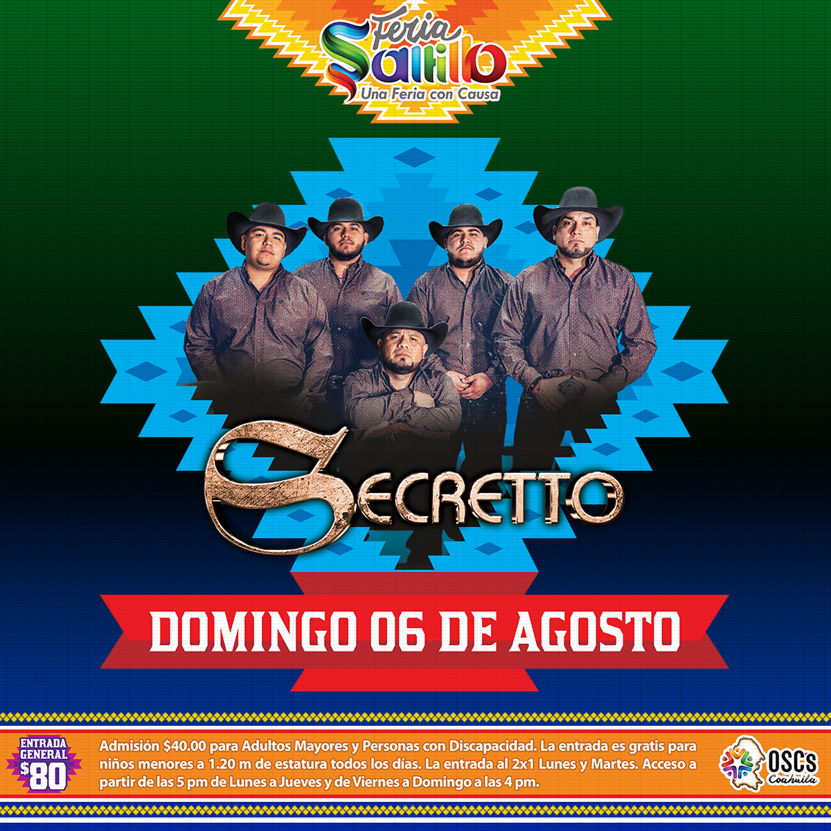 Feria Saltillo 2023 Secretto Bienvenidos a Saltillo