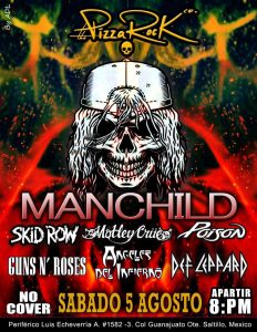 Manchild en Pizza Rock