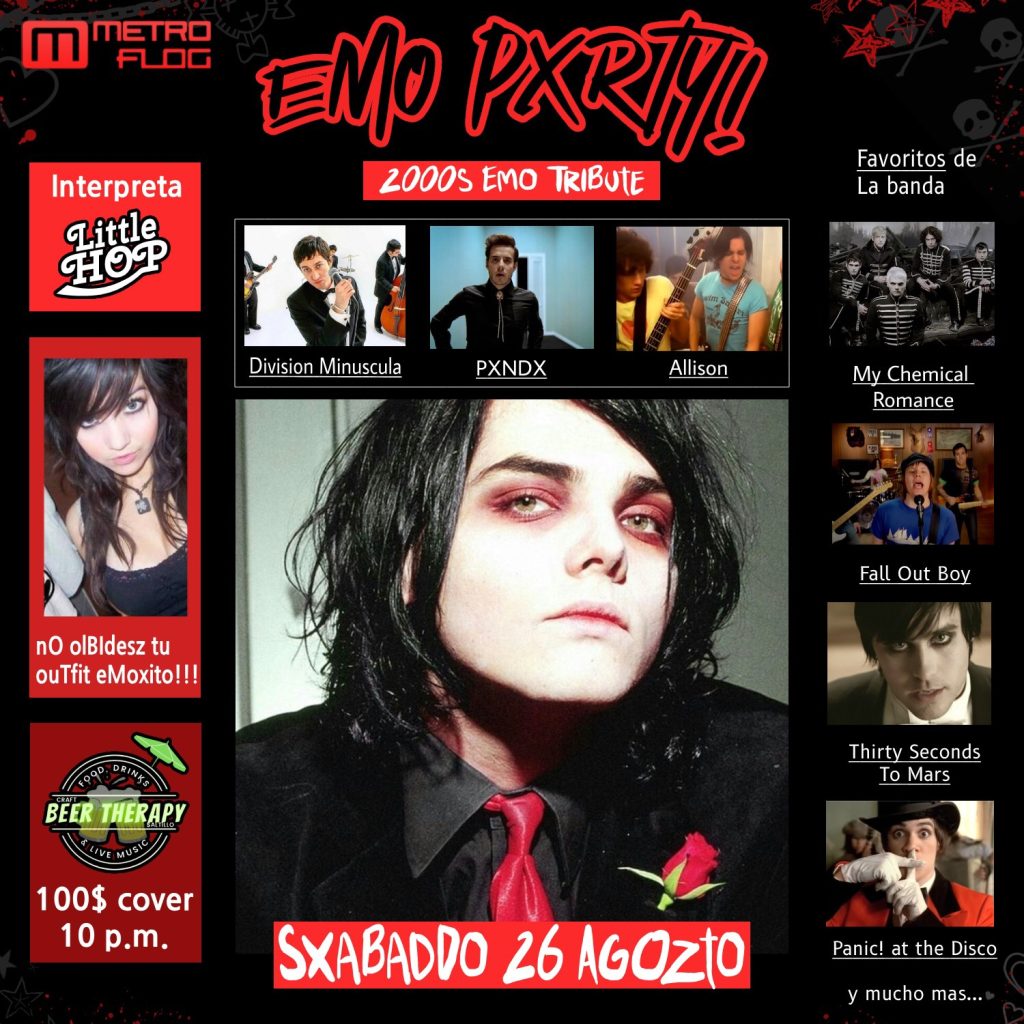 EMO PXRTY! – 2000s MetroFlog Emo Tribute