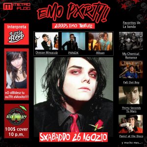 EMO PXRTY! – 2000s MetroFlog Emo Tribute