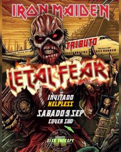 IRON MAIDEN el mejor Tributo por Letal Fear desde Mty