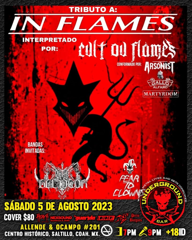 Tributo a In Flames en Underground Bar