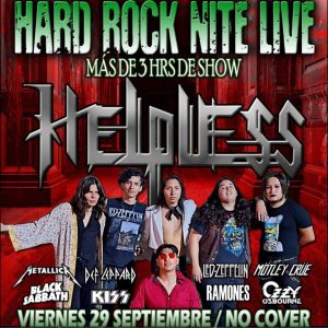 HARD ROCK NITE en Pizza Rock
