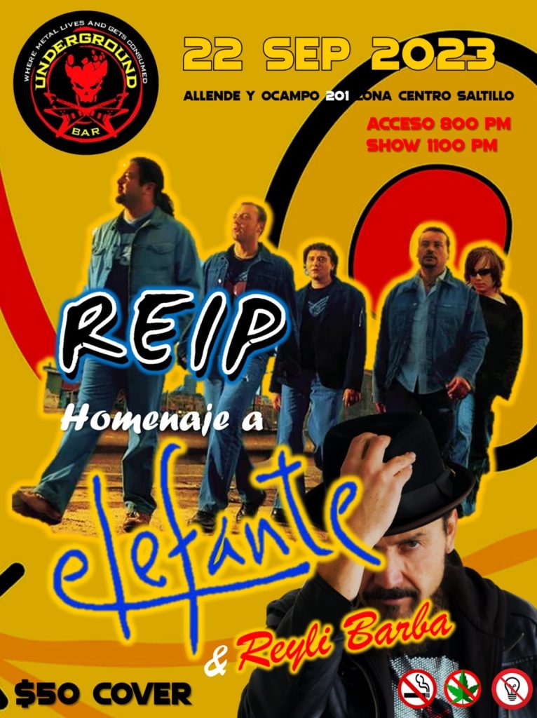 Homenaje a Elefante en Underground Bar