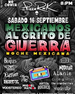 NOCHE MEXICANA en Pizza Rock